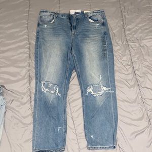 American Eagle mom jeans (size 14) brand new